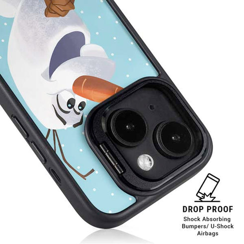 Disney Frozen Olaf Polka Dots iPhone 15 Kickstand Case